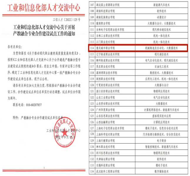 学校成功入选工信部第一批产教融合专业合作建设试点单位.png